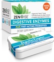 Zenwise Health Digestive Enzyme und Bromelain für Gut Health - Probiotische Multienzyme mit Präbiotika und Probiotika für Frauen und Männer für Verdauungs- und Bloating Relief für Verdauung -15 CT