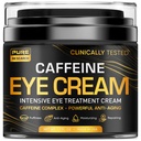 Koffein Augencreme für Anti-Aging, dunkle Kreise, Taschen, Puffiness. Great Under Eye Skin + Face Tightening, Augenlift Behandlung für Männer & Frauen 1.7oz