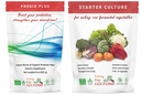 Schneiden Kantenkulturen Prebio Plus Prebiotic Fiber Powder Best Custom Blend of Organic Prebiotic Fibers Nahrungsergänzungsmittel 8 oz