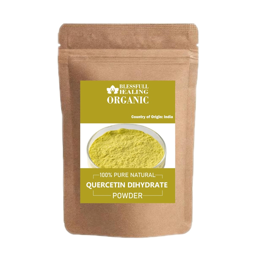 Blessfull Healing Organic Quercetin Dyhidrate Powder 100% Pure Natural 200 Gram / 7.05 oz