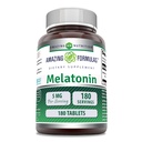 Formules étonnantes Melatonin Supplément de la mélatonine Unflavored.