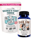 Legendairy Lait Cash Cow + Brewer's Yeast - Supplément d'allaitement pour l'augmentation de l'offre de lait - Sans fenugrec, sans OGM et sans gluten