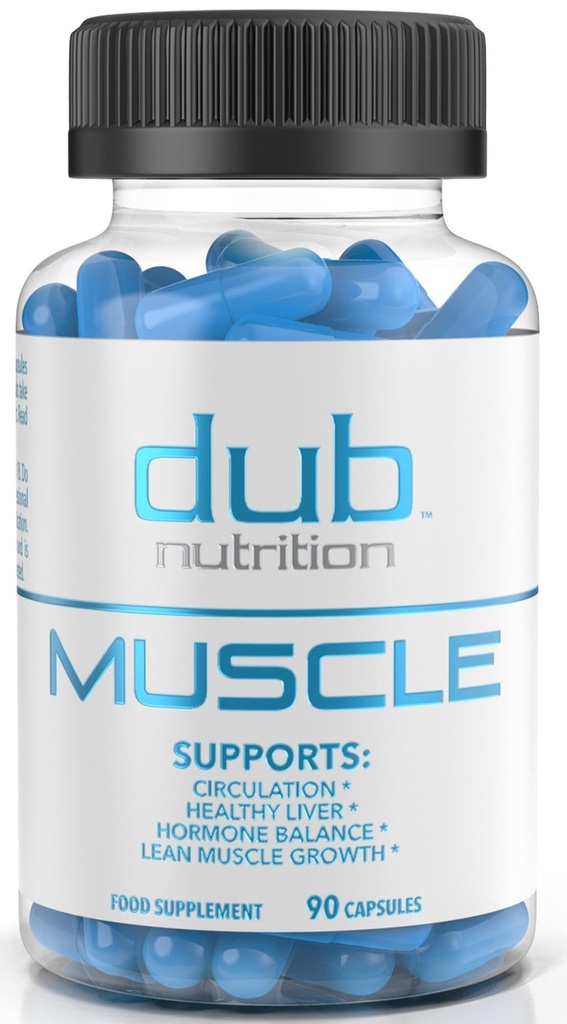 Muskelergänzung - Milchdistel, Beta Alanine, Acai, Vitamine B6 und C - Unterstützt Erholung, Stärke und Wellness - 90 Kapseln