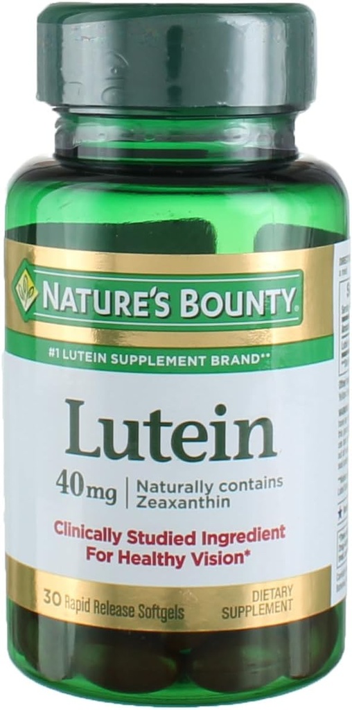 Nature's Bounty Lutein Softgels, 30 Graf (Pack von 2)