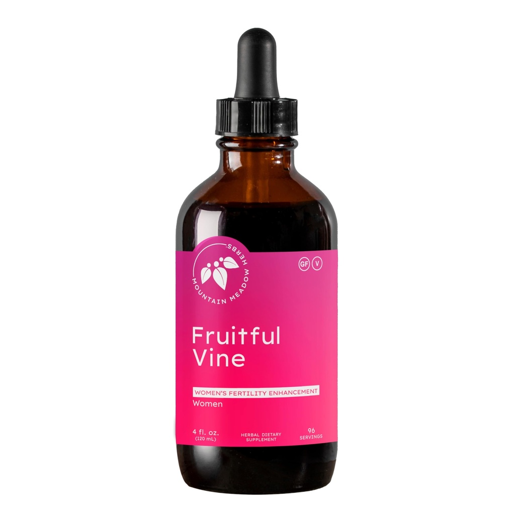 Berg Meadow Kräuter fruchtbare Vine - Hormonelle und reproduktive Gesundheit Unterstützung für Frauen, Dong Quai, Chaste Tree und Kräutermischung für Fruchtbarkeit und Cycle Balance, 4oz