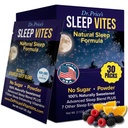 Dr. Price's Vitamins Natural Sleep Aid - Schlafergänzung - Melatonin für Schlaf - 30 Packungen - Schlafhilfen Erwachsene, Tryptophan, Calming Magnesium Powder, Non Drowsy Sleep Support