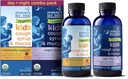 Mommy's Bliss Organic Cough Sirop & Mucus pour les enfants, Combo de jour et de nuit avec vitamine C et soutien immunitaire, contient du miel biologique et feuille Ivy, 4 Fl Oz (paquet de 2)