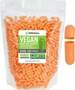 XPRS Nutra Taille 00 Capsules vides - 1000 Compte Capsules vides de végétaliens - Pilules vides végétariennes - Bricolage Capsules végétales Remplissage- Caps de pilules végétariennes (Peach)