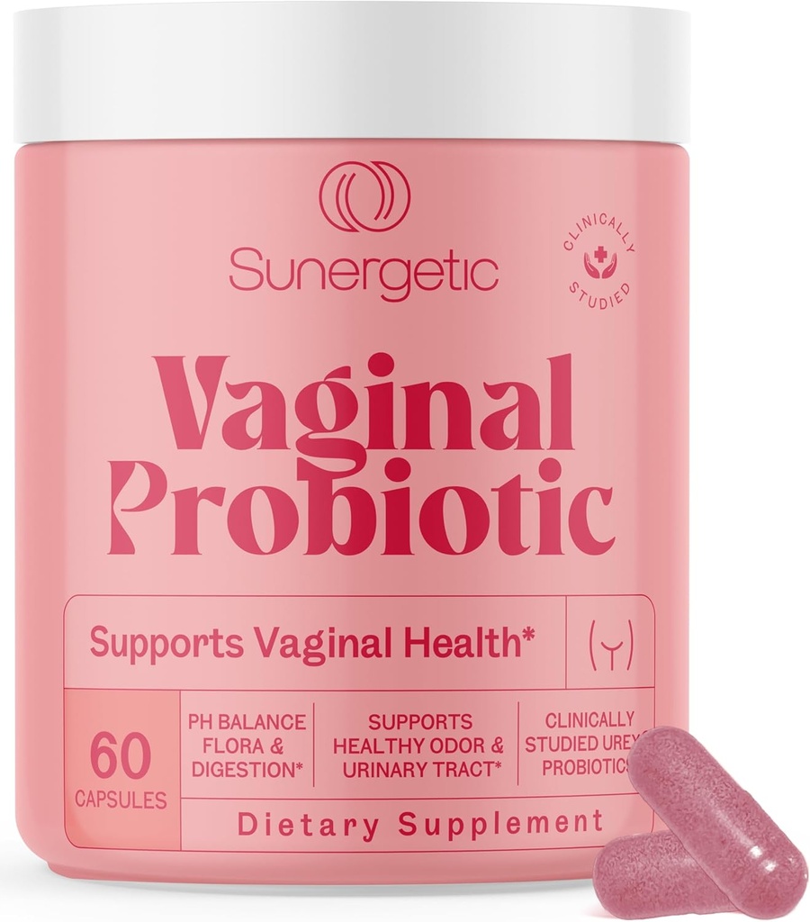 Premium Vaginal Probiotics für Frauen – Klinisch untersucht Lactobacillus Vaginal Probiotic mit Prebiotic & Cranberry auf Balance PH, Reduce Odor, Urinary Tract Support & Feminine Health – 60 Kapseln