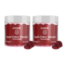 Tropfen Apfel Apfel Apfelessig Gummie 1000mg mit Rübenwurzel & Granatapfel | Non-GMO, Vegan-Friendly, Gluten Free | Unterstützt Verdauung, Stoffwechsel, Energie & Immune Gesundheit | Himbeer Geschmack