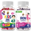 SUNNY SAM Fer Adultes avec des gommes pour enfants en vitamine C et zinc
