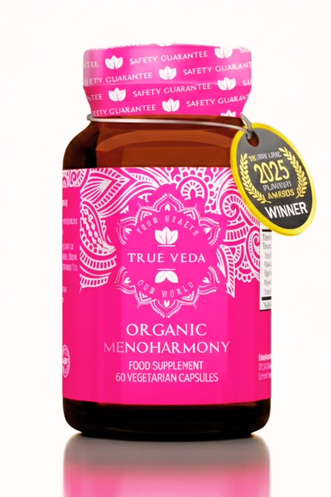 Menopause Ergänzungen für Frauen - USDA Organic | Menopause Unterstützung | Female Hormone Balance Supplement | Auch Unterstützung mit Premenopause und Perimenopause | 60 Vegan Kapseln