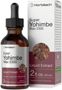 Horbäach Yohimbe Bark Liquid Extract | 2 Fl Oz | Ergänzung für Männer und Frauen | Alkoholfreie Tiincture Drops | Vegetarisch, Non-GMO und glutenfrei