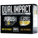 NDS Nutrition Maximum Strength Dual Impact Stack - Leistungsstarkes 2-in-1 Weight Loss Kit kombiniert High Energy Fat-Burning XT Thermogenic mit Premium CLA Censor Body Toner (60 Caps & 90 Softgels)