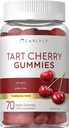 Carlyle Tart Cherry Gummies | 2000mg | 70 Count | Cherry Flavor | Vegan, Non-GMO und Gluten Free Formula