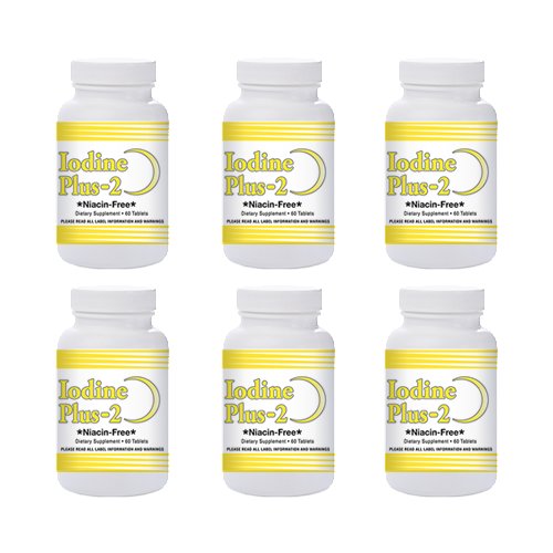 Iodine de vie plus naturelle pour faible thyroïde – 6 bouteilles