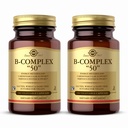 Solgar B-Complex - 100 capsules végétales, pack de 2 - Métabolisme énergétique et support du système nerveux - Non-OGM, végétalien, sans gluten - 200 portions totales