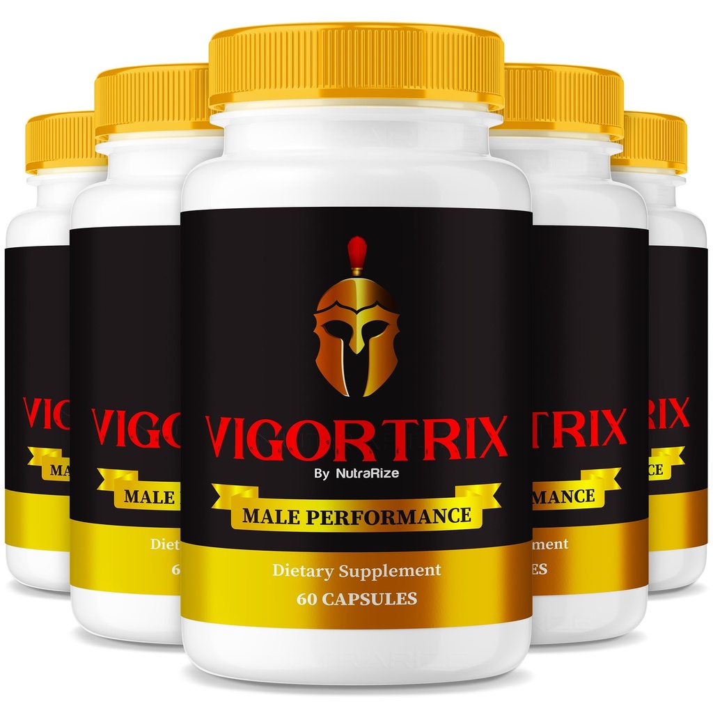 (5 Pack) Vigortrix Supplement, Official Vigortrix Pills for Men, Premium Male Gummy, All-Natural Support for Peak Performance, Energy & Overall Stamina, Vigor Trix ME Pastillas Review (300 Capsules)