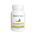 BIOptimizers Cogniotics Probiotics Supplément Cerveau - Aide à soutenir l'humeur, mieux cibler, mémoire, clarté mentale - 30 capsules
