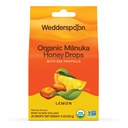Wedderspoon Bio Manuka Miel Drops, Lemon & Bee Propolis, 20 Compte (paquet de 1)