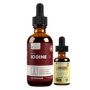 Iodine active + iAbsorbe - Gouttes d'iode récentes - Livraison liquide pour une meilleure absorption - Cofacteurs pour une meilleure livraison - Soutient des niveaux d'énergie, de vitalité et d'iode sains