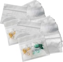 Pill Pouch Bags - (Pack von 400) 3" x 2.75" - BPA-frei, Poly Bag Einweg Reißverschluss Pillen Baggies, Täglich AM Reisen Medizin Organizer Aufbewahrung Pouches, Best Clear Wiederverwendbar mit Aufschrift Etiketten