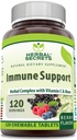 Secrets à base de plantes Immune Support avec vitamine C & Elderberry
