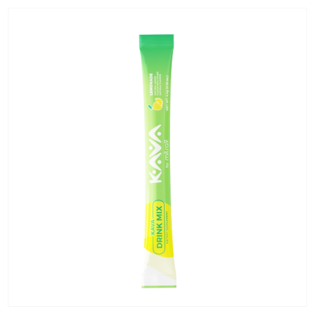Mitra9 Kava Pulver RelaxPak - Lemonade Kava Extrakt Pulver-Packets | Mood Enhancer | Plant Based | Fördert natürliche Kalorien und Klarheit | Einfach geöffnet Single-Serving Stick (5)