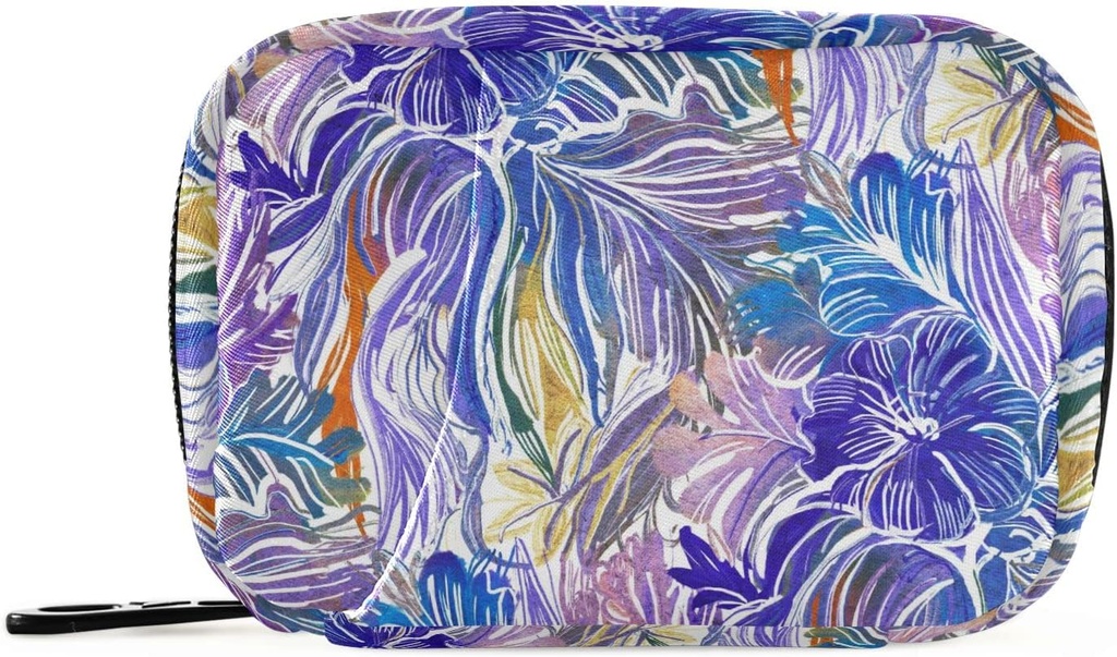 Pille Case Blumen Blumen Blumen Blumen Pille Box 7 Tage Pille Case Tasche Reisen Pille Organizer Tasche mit Reißverschluss Tragbare Wochentasche Kompakte Größe für Vitamin Supplement Halter