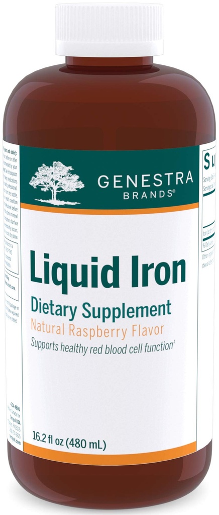 Genestra Marques Liquid Iron (en fer liquide) Complément minéral colloïdal (en fer liquide)