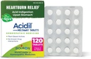 Boiron Acidil Tablets für das Relief von Säure Reflux, Sodbrennen, Verdauung und Upset Stomach - 120 Count (2 Pack von 60)
