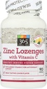 365 par Marché des aliments entiers, Zinc Lozenge avec vitamine C, 90 ct