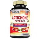 Artichoke Supplement Extrakt Kapseln, 4 Monate Versorgung mit Papaya, Apfelpektin, Kurkuma, Blase - Unterstützt Verdauungsfunktion - 120 Vegan Kapseln