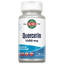 KAL Quercetin 1000mg Supplément de soutien immunitaire, Bioflavonoïdes pour la défense immunitaire et le soutien sanitaire global, végétalien, sans gluten, non-OGM, garantie de 60 jours, 60 portions, 60 comprimés