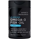 Sportforschung Fish Oil Mini-Softgels - einfach zu schlucken Omega-3 Fettsäuren von Wild Caught Alaska Pollock - 625mg, 120 Softgels