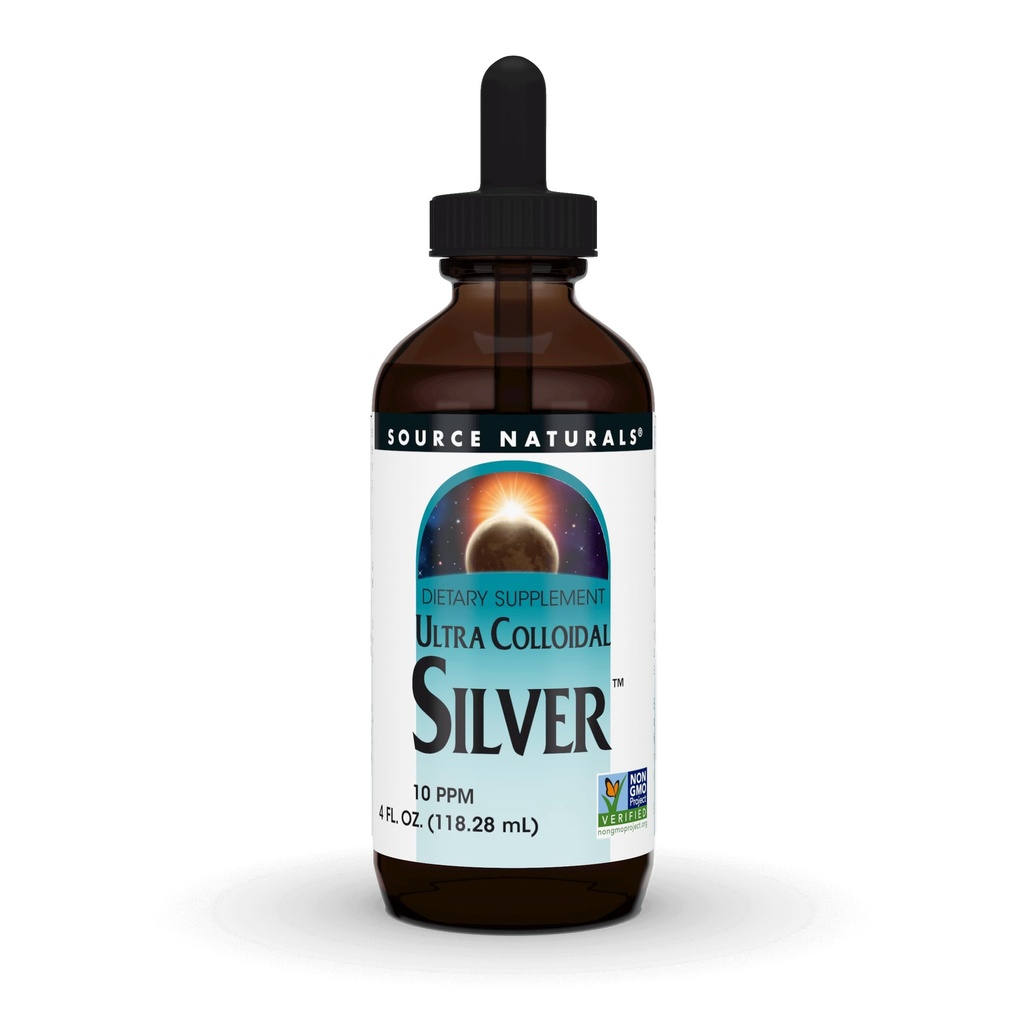 Quelle Naturals Ultra Colloidal Silver - Flüssige Ergänzung für Immunsystem Unterstützung - 4 Unze