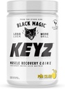 Black Magic Keyz Amino Acid Matrix Poudre - Récupération des muscles et Endurance - EAA, BCAA, et Taurine - Keto, Pas de sucre, Sans caféine - Pina Colada - 14.81 oz