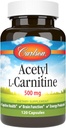 Carlson Labs Acetyl L-Carnitin, 500mg, 120 Kapseln