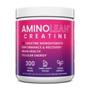 AminoLean Creatine für Frauen und Männer, Pure Micronized Creatine Monohydrat-Pulver-Ergänzung für Muskeltoning, Mood-Unterstützung, Energie-Boost und Gehirngesundheit, 300g