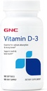 GNC Vitamin D3 50mcg Supplement, Supports Teeth and Bone Health, 180 Servings