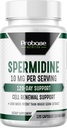 Probase Nutrition Spermidin (10mg von 99% Spermidin 3HCL - Third Party Tested) 120 Kapseln - 100x Mehr Potent Than Wheat Germ Extract, Telomere Health and Aging 120-Day Supply - So effizient wie NMN