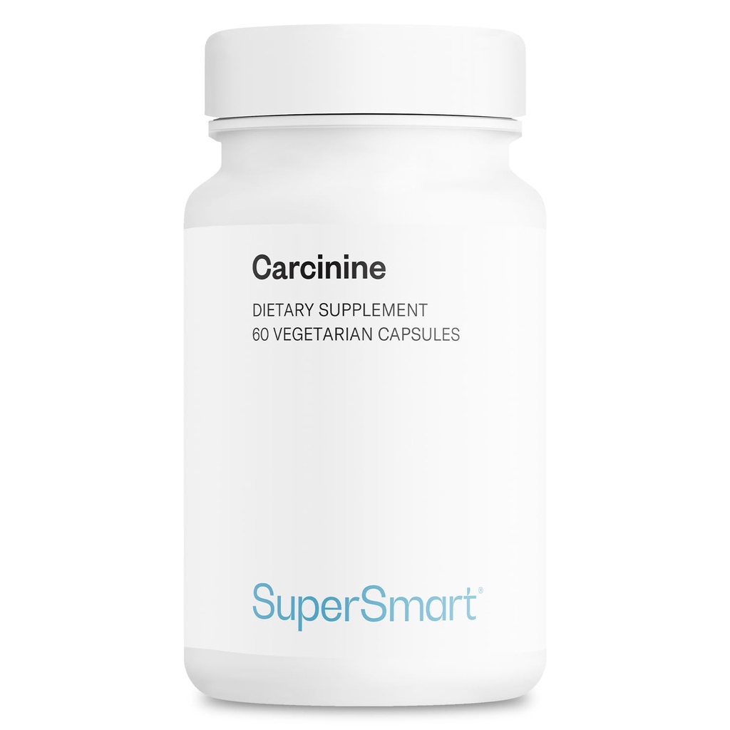 Supersmart - Carcinine 300mg pro Tag (gemalt) - Stabile L-Carnosine Ergänzung | Non-GMO & Glutenfrei - 60 vegetarische Kapseln