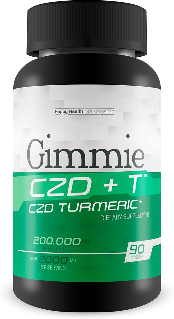 Gimmie CZD + T - Unsere beste CDZ Ergänzung Vitamin C D und Zink Plus Magnesium Kurkuma und mehr - hohe Potenz Immununterstützung mit Vitamin C & D - Unsere besten Immun Pillen Natur Vitamin D Zink C Beste