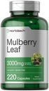 Horbäach Mulberry Leaf Extract Capsules | 220 Count | Non-GMO, Gluten Free Herbal Supplement