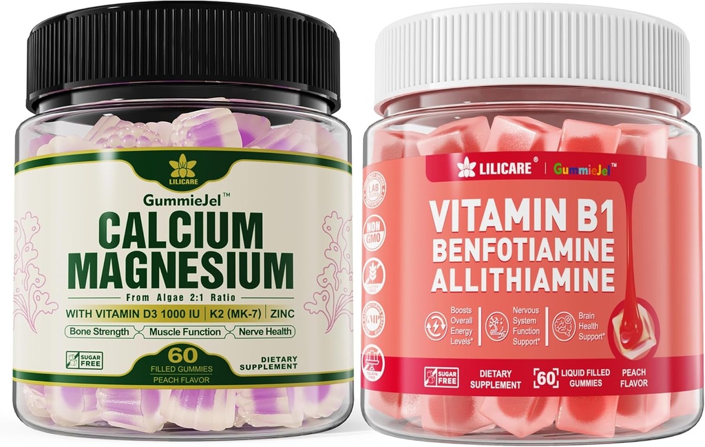Supplément de calcium à base végétale +vitamine B1