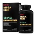 GNC Mega Hommes 50 Plus Multivitamines Antioxydants de la santé cardiaque de la prostate et du soutien circulatoire de 120 comtes