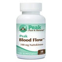 Peak Pure & Natural Peak Blood Flow - Supplément Nattokinase - Suppléments de circulation sanguine santé pour les adultes de 100mg - 30 capsules