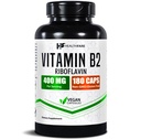 Santé Vitamine B2 Riboflavine 400mg. 180 Capsules de légumes Supplément.