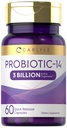 Carlyle Probiotic für Frauen und Männer | 3 Billion CFU | 60 Kapseln | 14 Strains | Non-GMO & Gluten Kostenlos