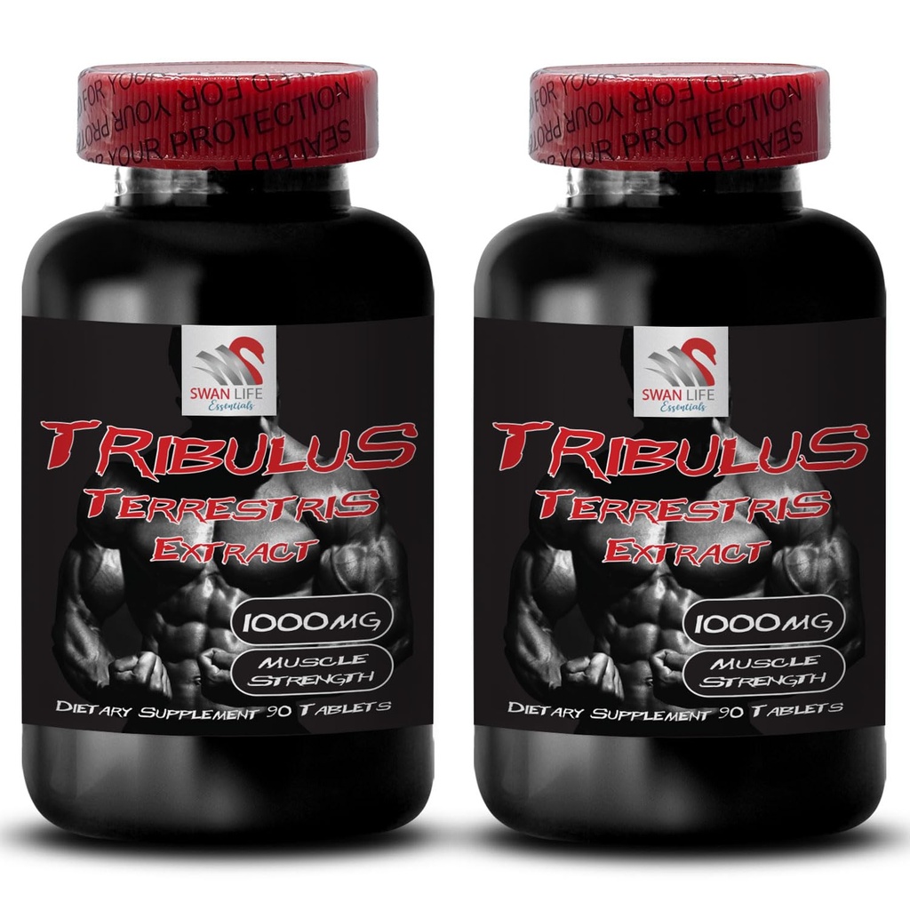 Natural Power Blend - TRIBULUS TERRESTRIS Extract - Active Living Support, Physical Energy Boost, Energy for Fitness, Strength and Endurance, Active Living, Energy, Energy 2 Bottles 180 Tablets